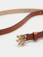 Cinturón de piel 100% con hebilla de león dorado