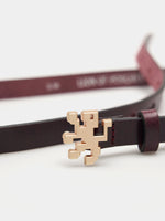 Cinturón de piel 100% con hebilla de león dorado