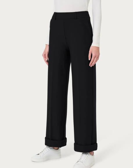 Pantalón ancho con bolsillos Compact Light