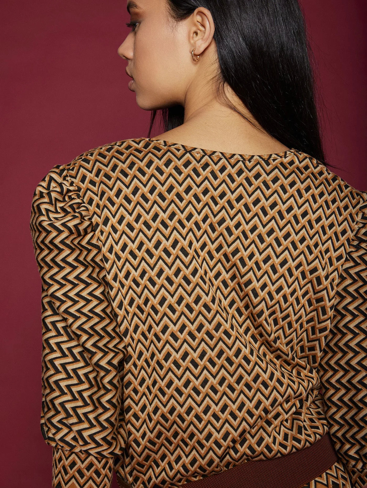 Camiseta Estampado Geométrico Mimosa