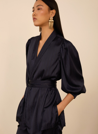 Blazer Fluida Satinada