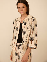 Camisa con Estampado Palmeras