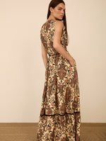 Vestido Largo Estampado Paisley