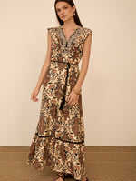 Vestido Largo Estampado Paisley