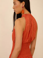 Vestido Largo Tejido Jaquard