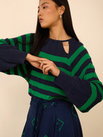 Jersey Fino de Rayas Marineras