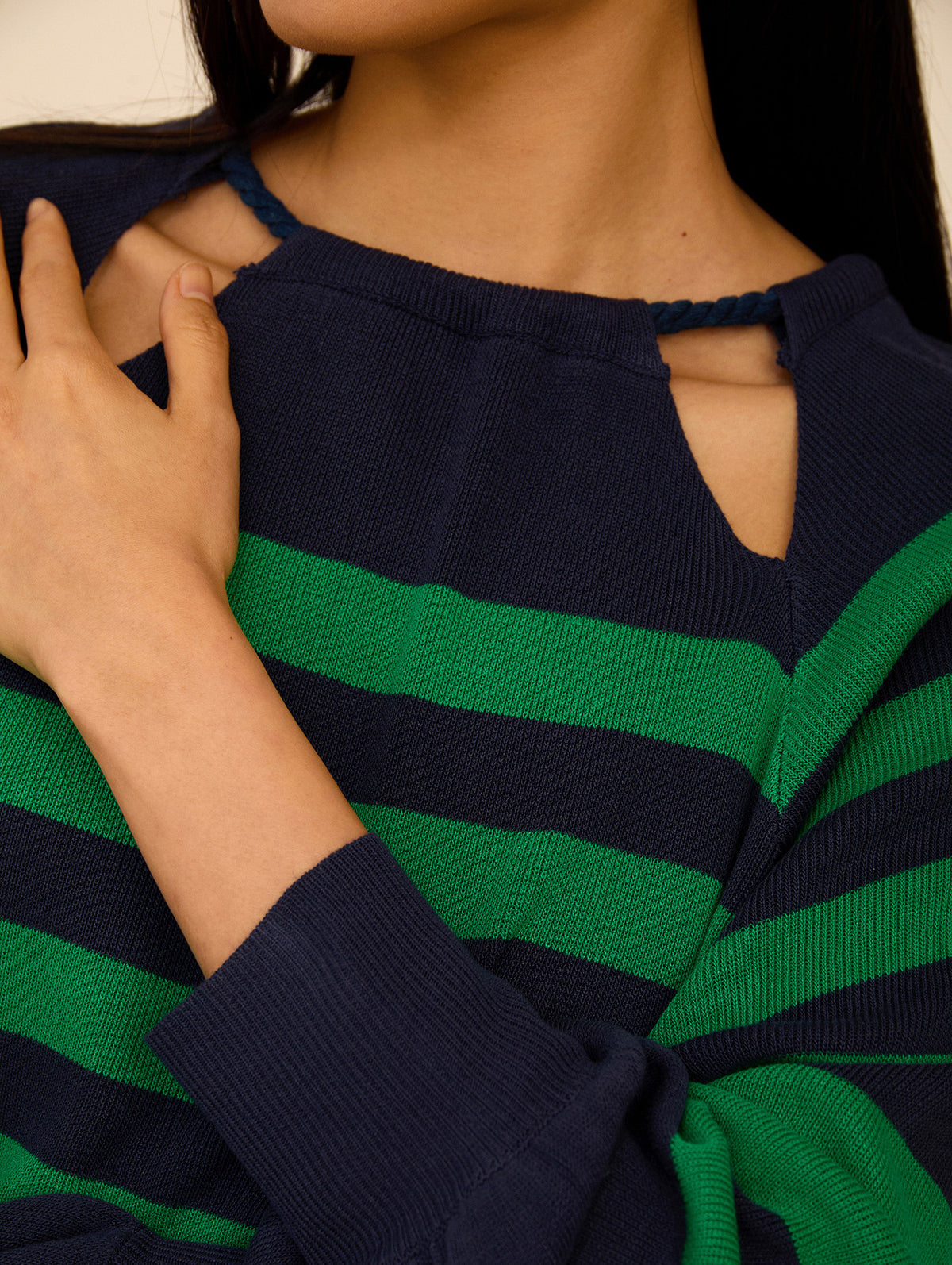 Jersey Fino de Rayas Marineras