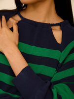 Jersey Fino de Rayas Marineras