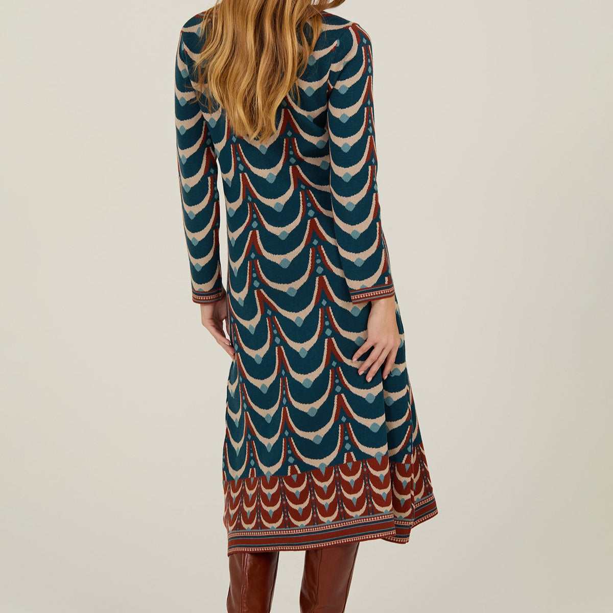 Vestido Largo en Punto Viscosa