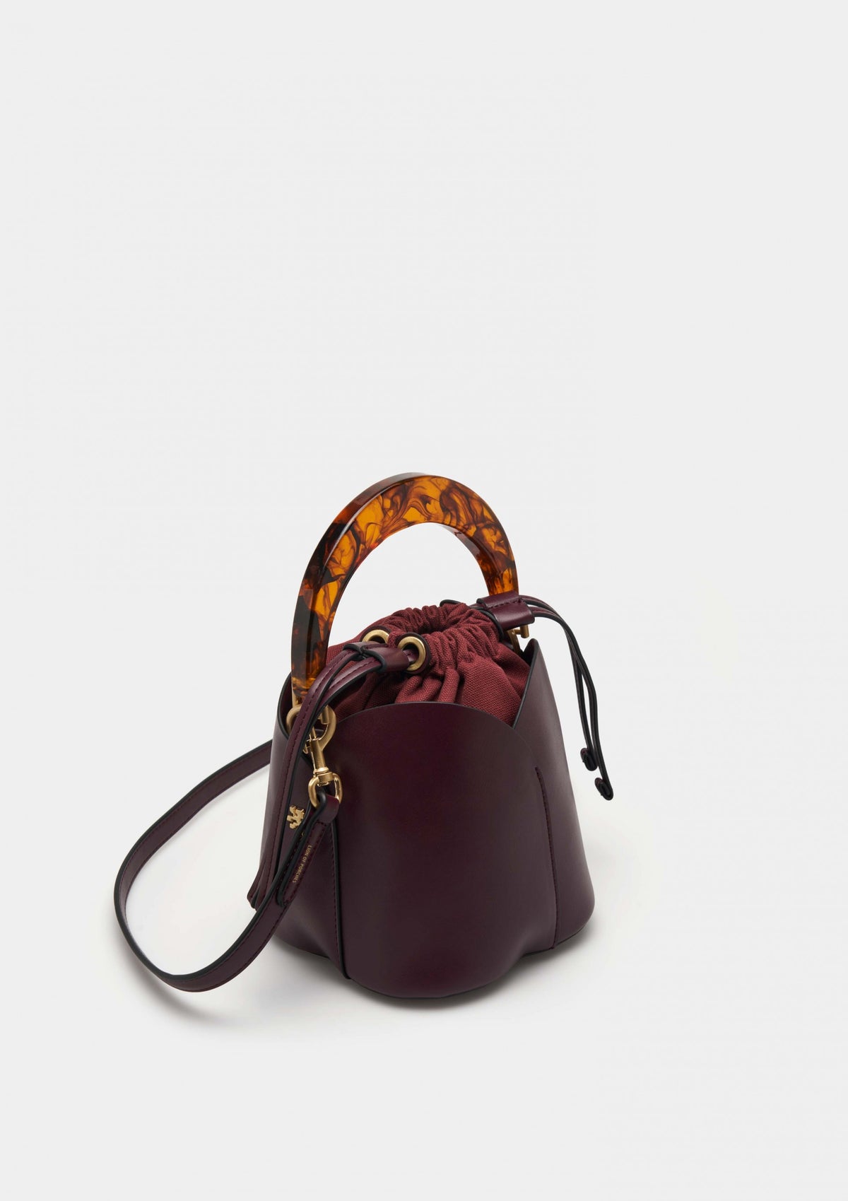 Mini bolso tipo cubo de mujer con forma de flor y asa de resina. Elegante, versátil y con cierre de cremallera para un estilo único.