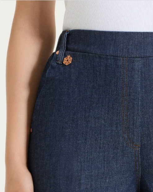 Pantalón Wide Leg Denim