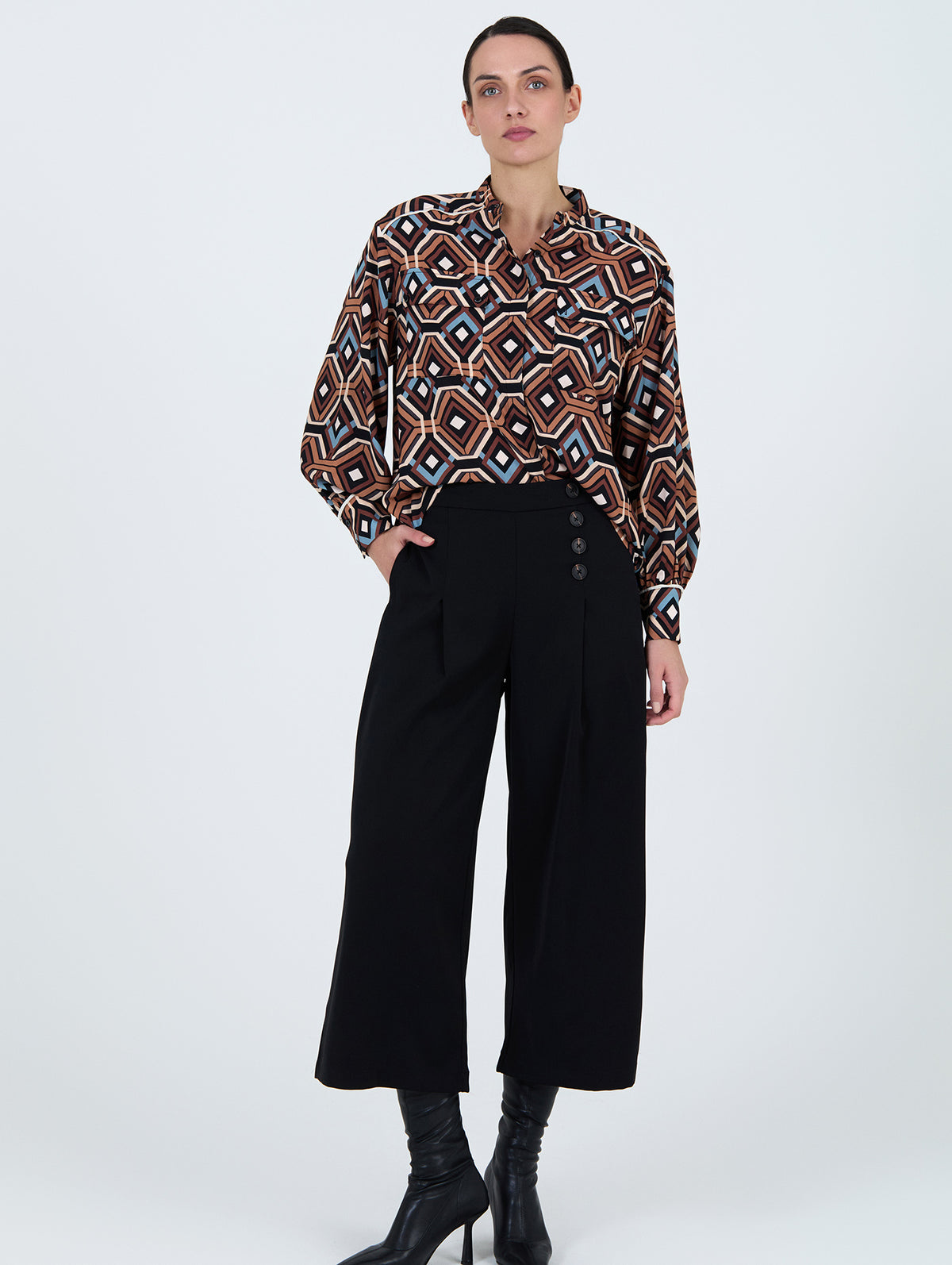 Blusa Estampado Geométrico