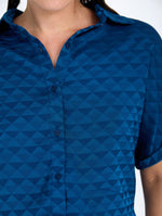 Camisa Jacquard geométrico