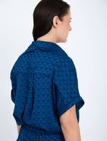 Camisa Jacquard geométrico