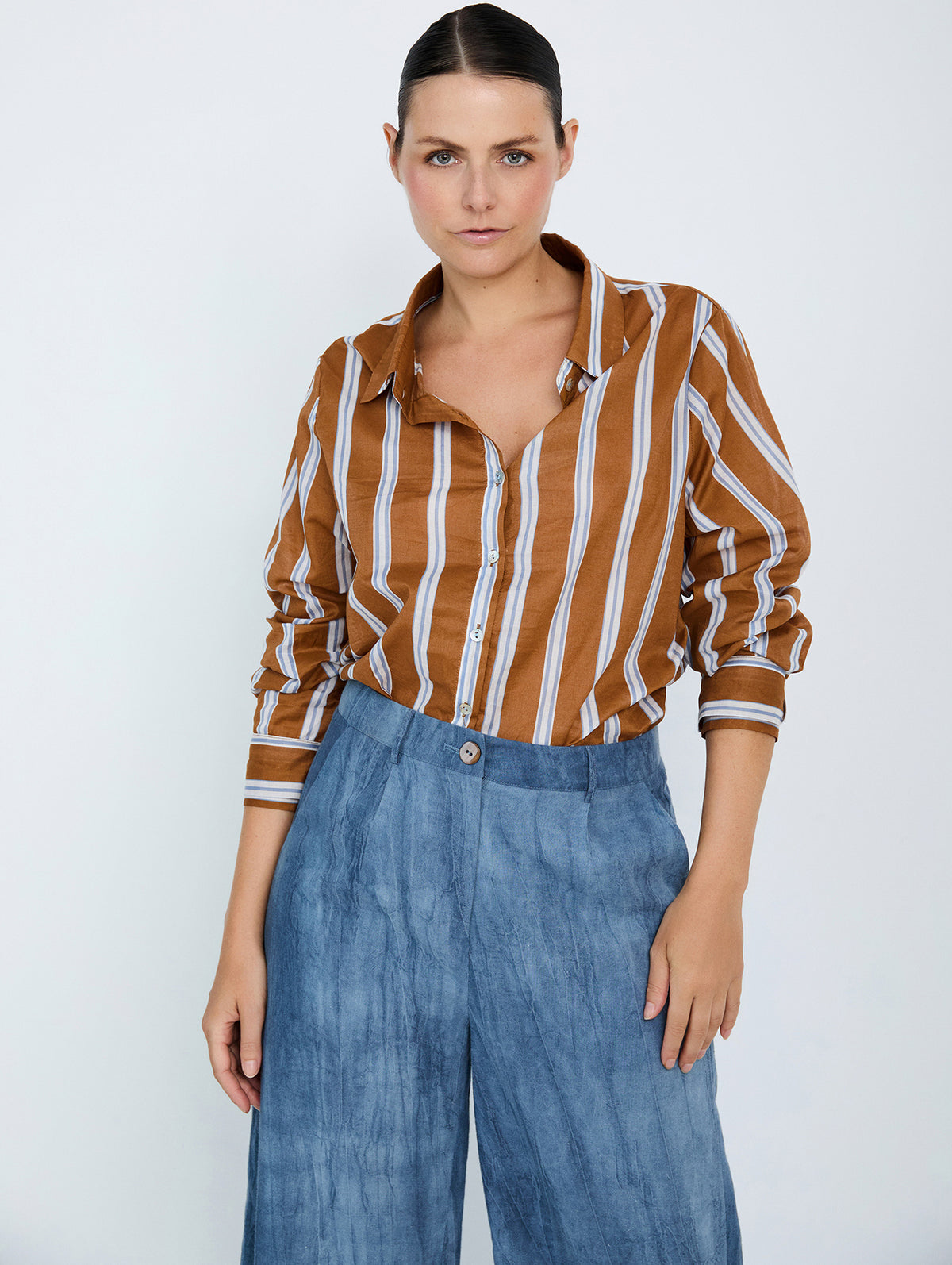 Camisa Algodón Rayas