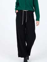 Pantalón Ancho Cinturilla a Contraste