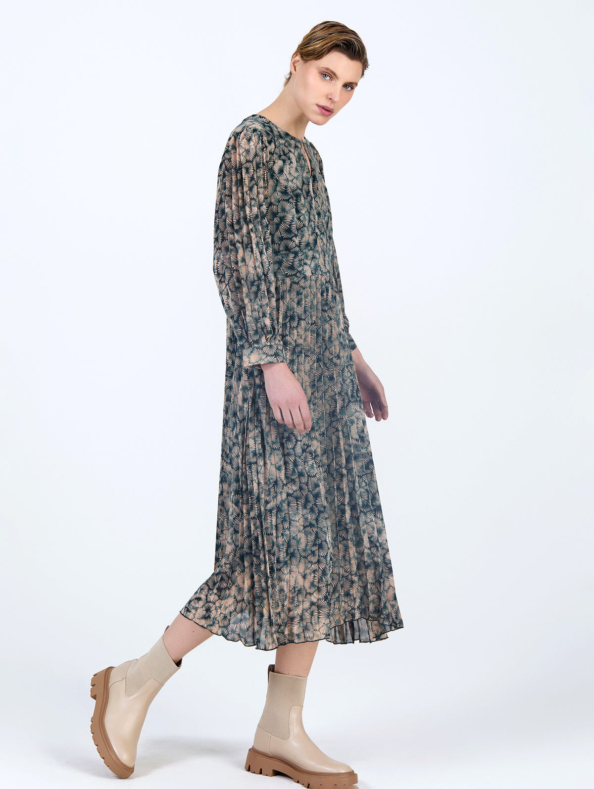 Vestido Gasa Estampado