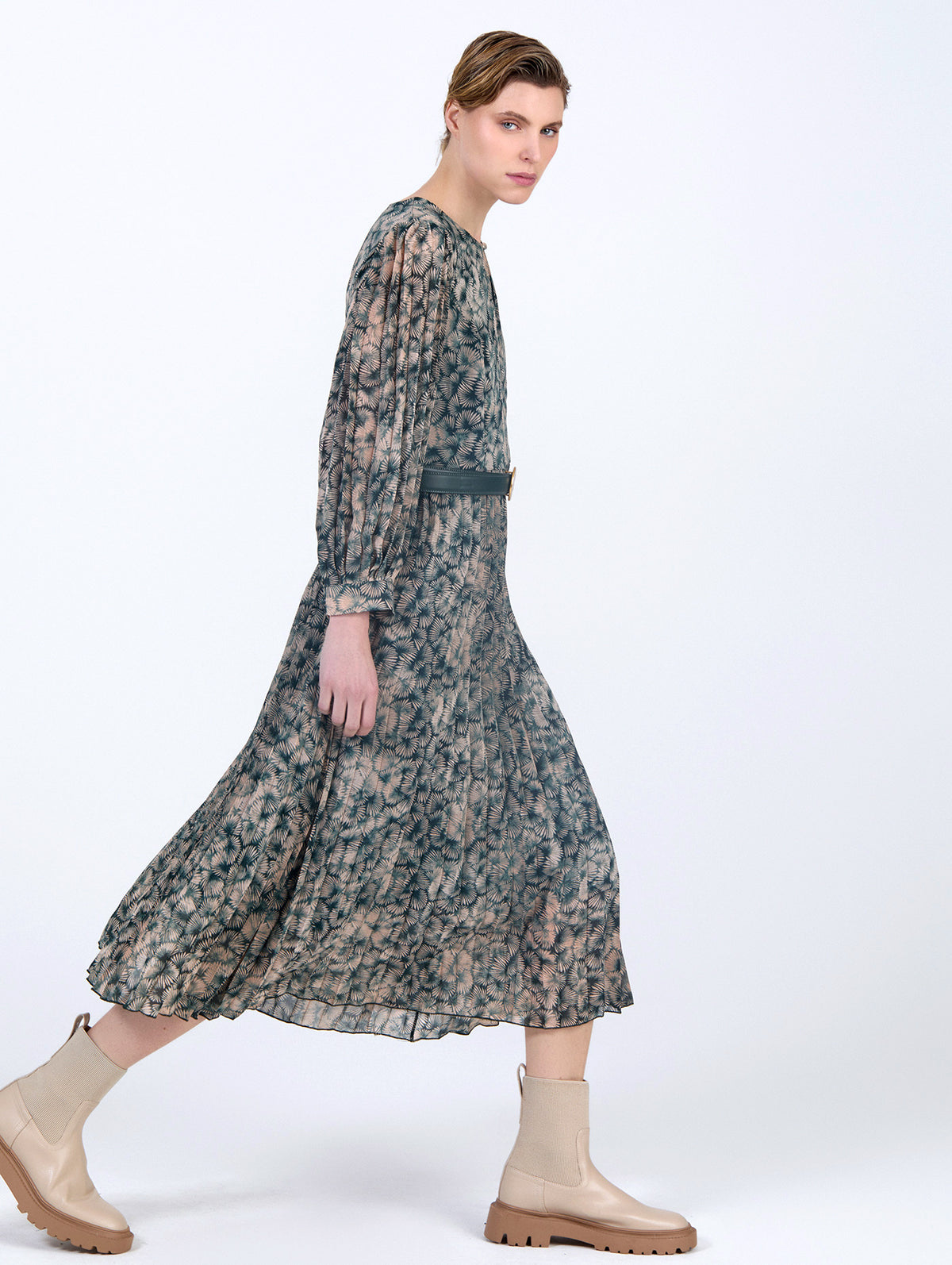 Vestido Gasa Estampado