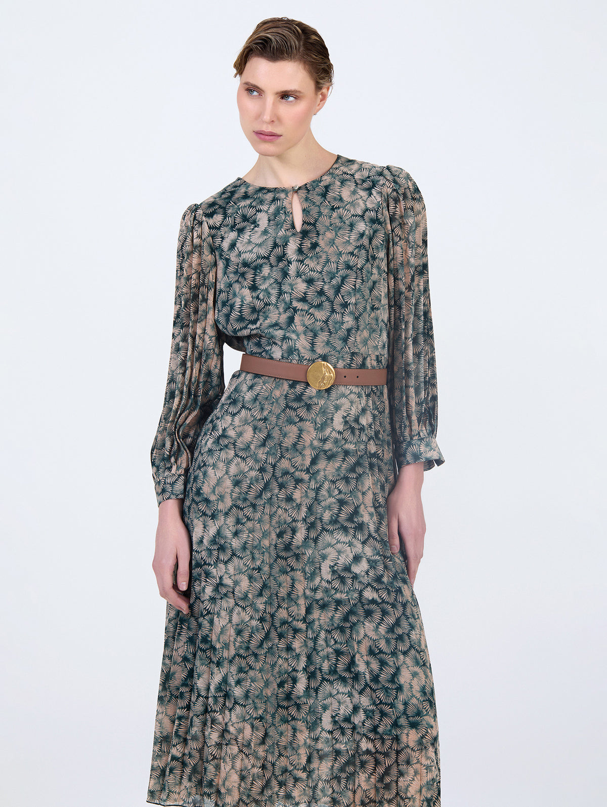 Vestido Gasa Estampado