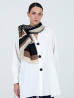 Camisa Larga Botón Blanca