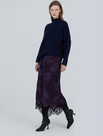 Falda Animal Print Encaje