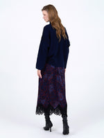 Falda Animal Print Encaje