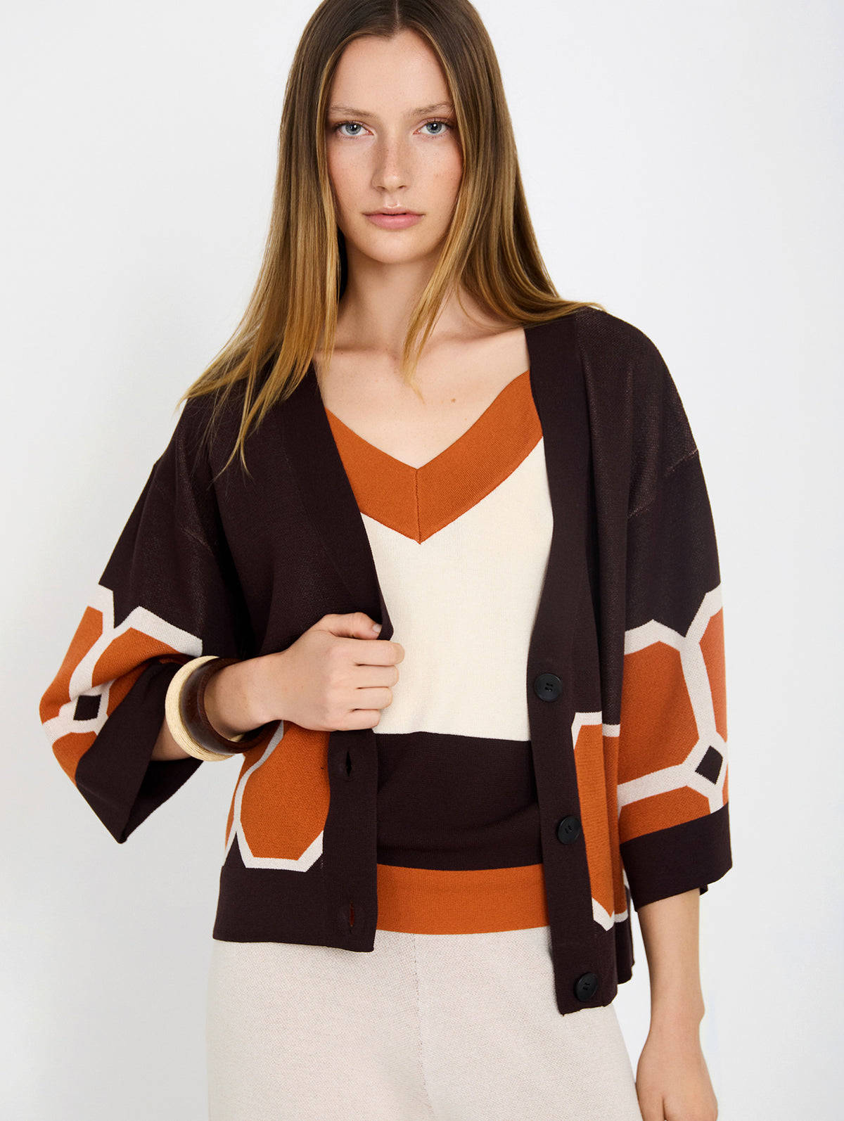 Chaqueta Punto Jacquard