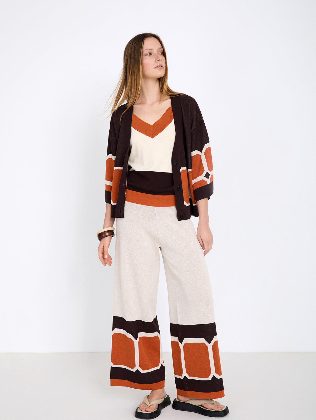 Chaqueta Punto Jacquard