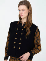 Chaleco Punto Cruzado