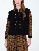 Chaleco Punto Cruzado