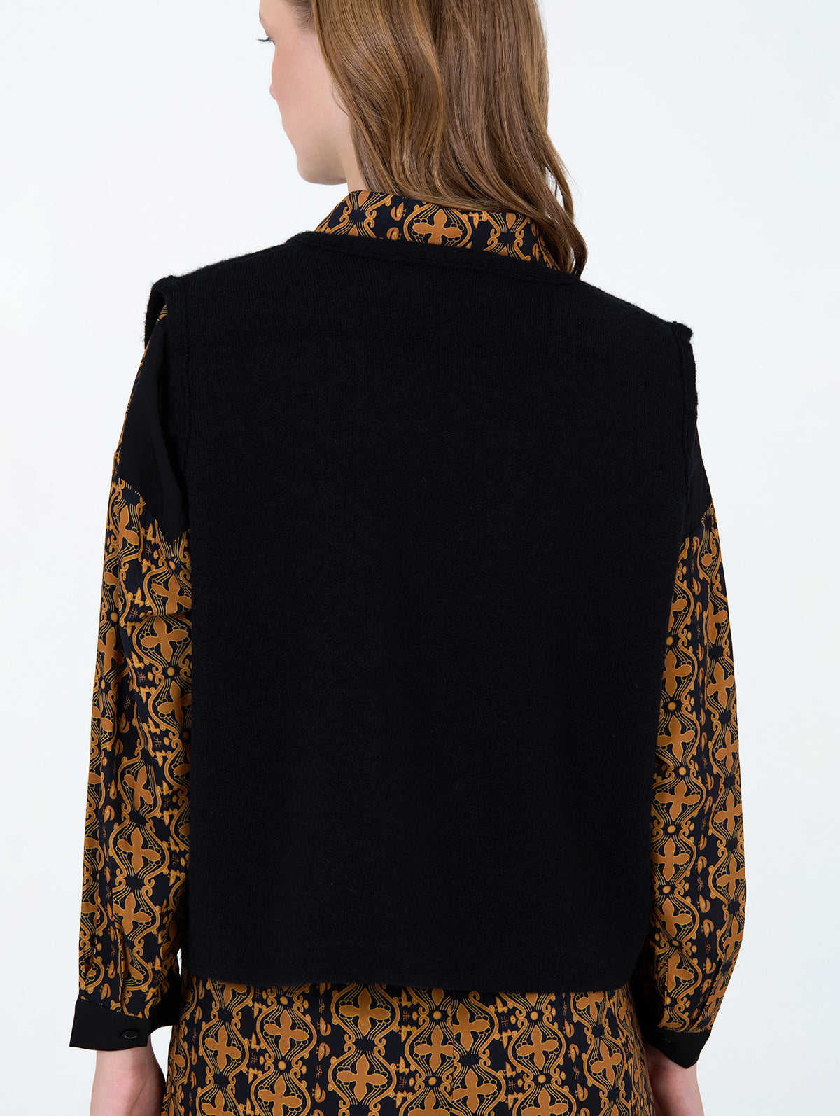 Chaleco Punto Cruzado