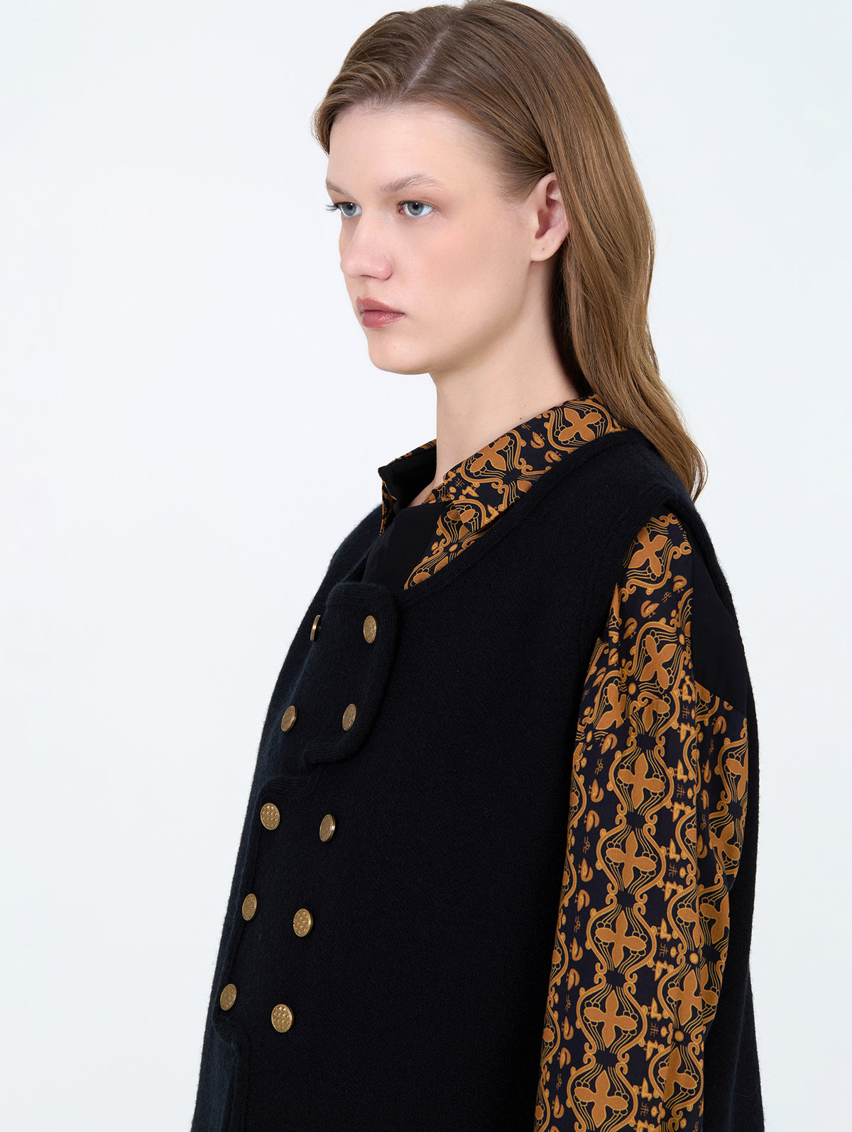 Chaleco Punto Cruzado