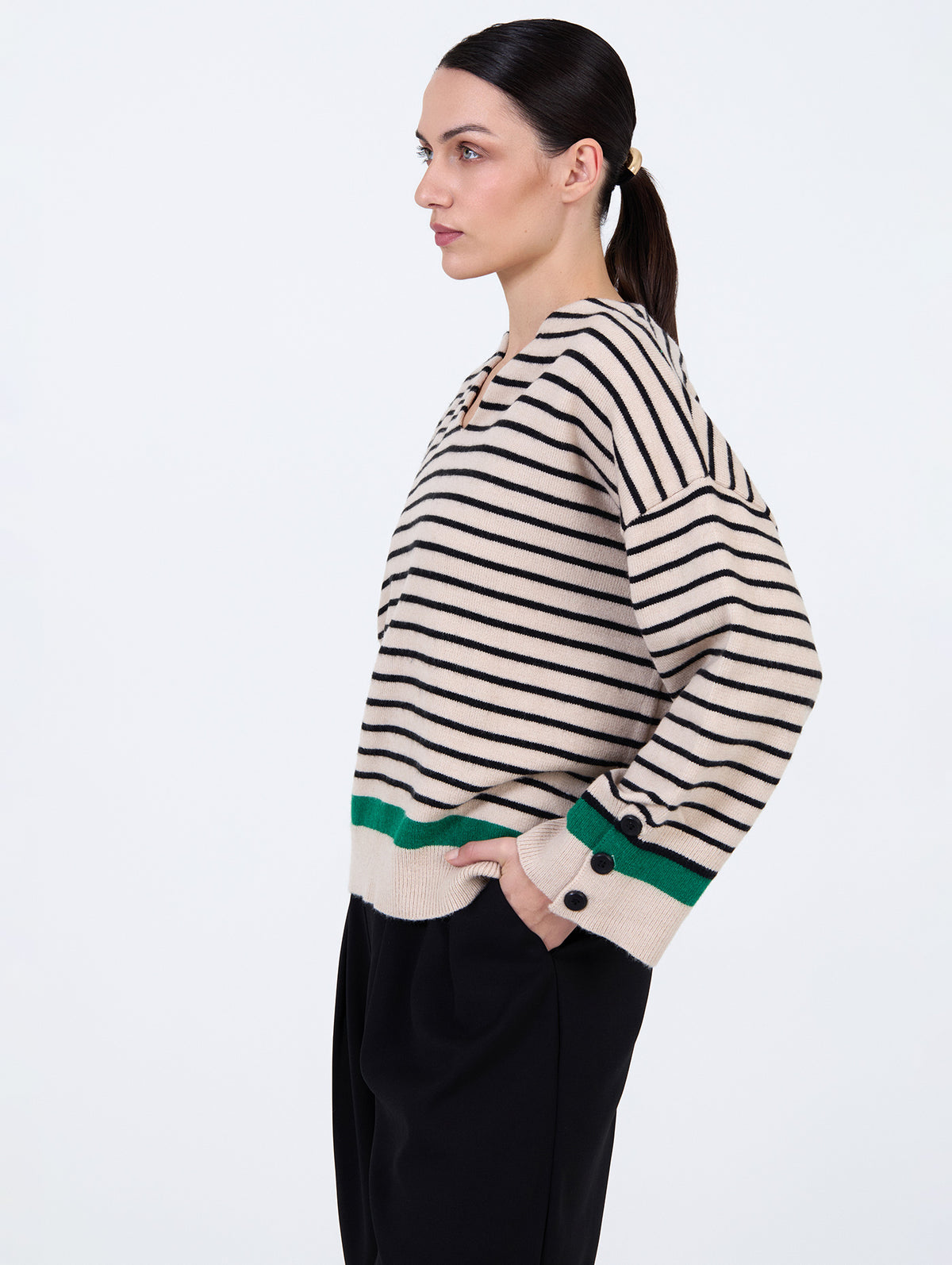 Jersey Listado Contraste