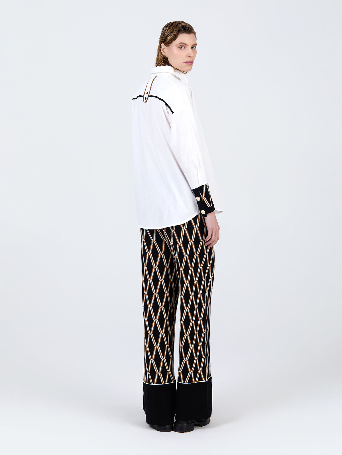 Camisa Popelín Jacquard