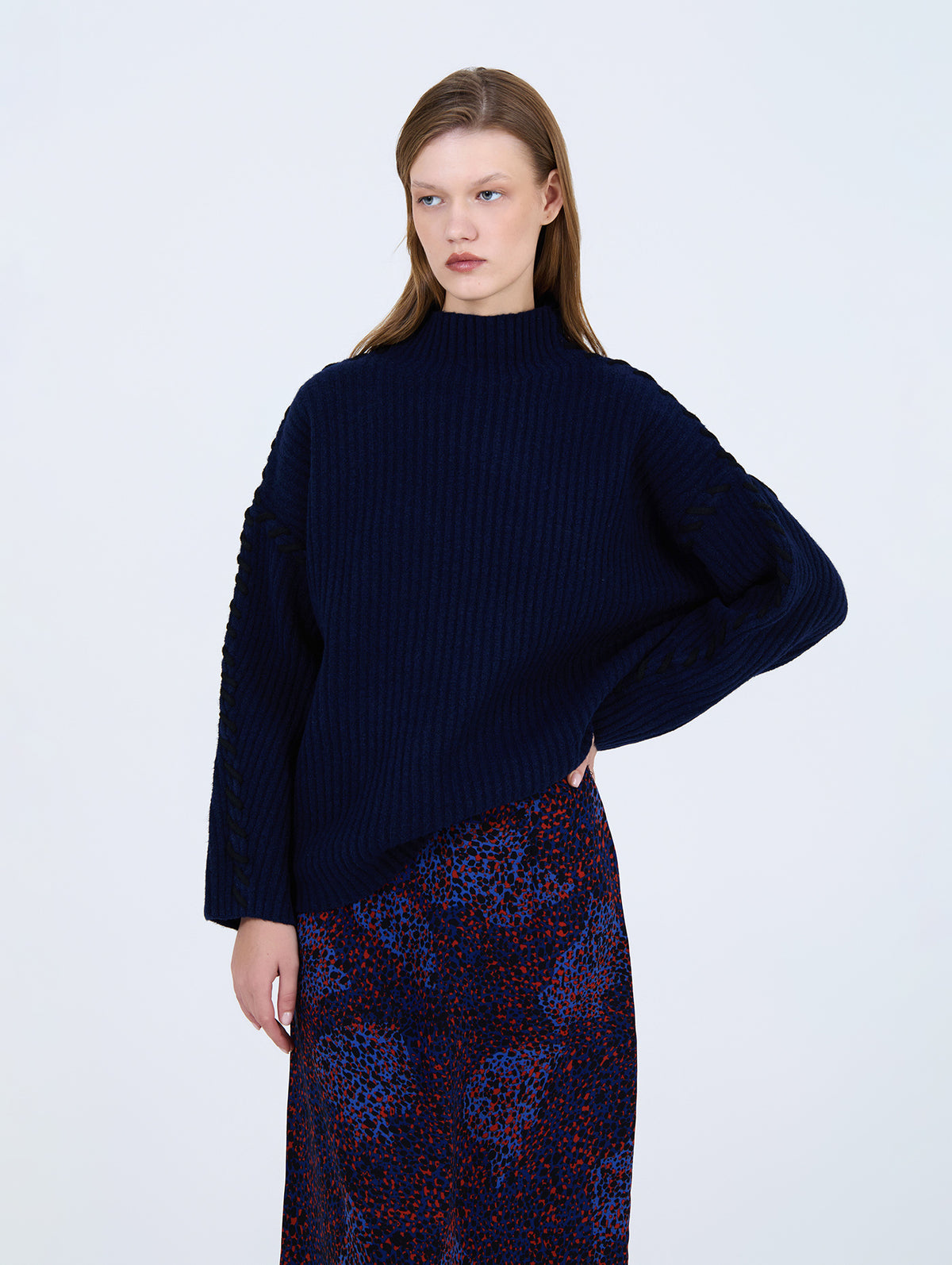 Jersey Bordado Contrastes