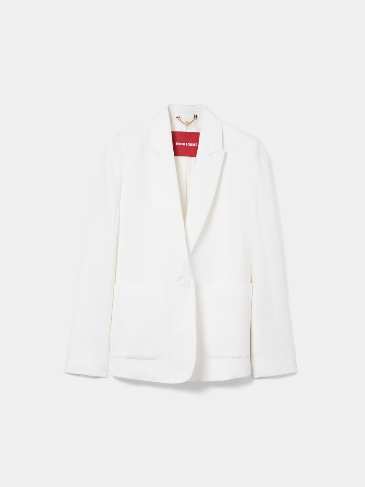 Blazer de Lino Blanca