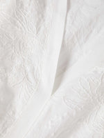 Blusa Algodón con Bordado y Manga Abullonada