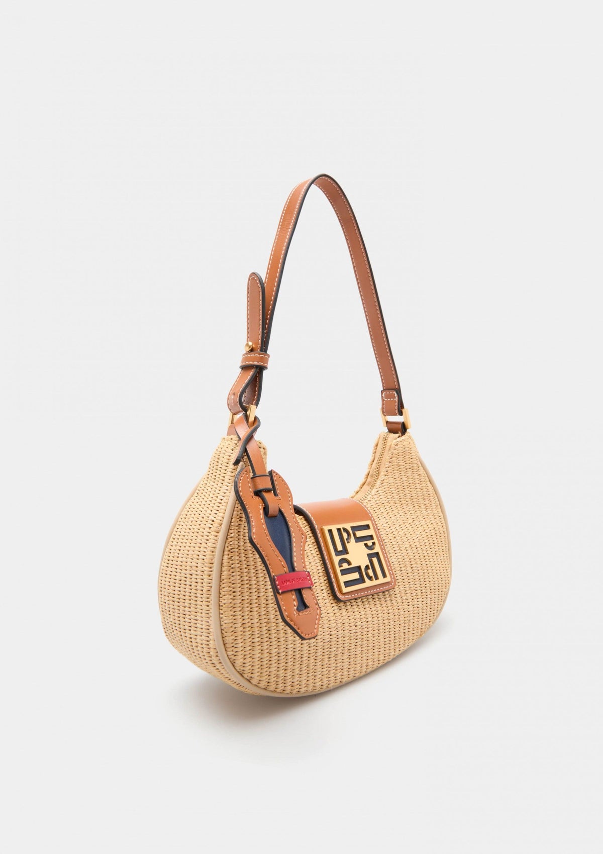 Bolso de Hombro Rafia