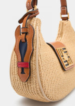 Bolso de Hombro Rafia