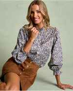 Camisa Algodón Estampado Floral