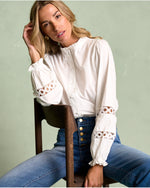 Camisa Bordados Blanca