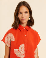 Camisa Estampada Caracolas