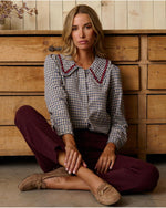 Camisa Vichy con Cuello