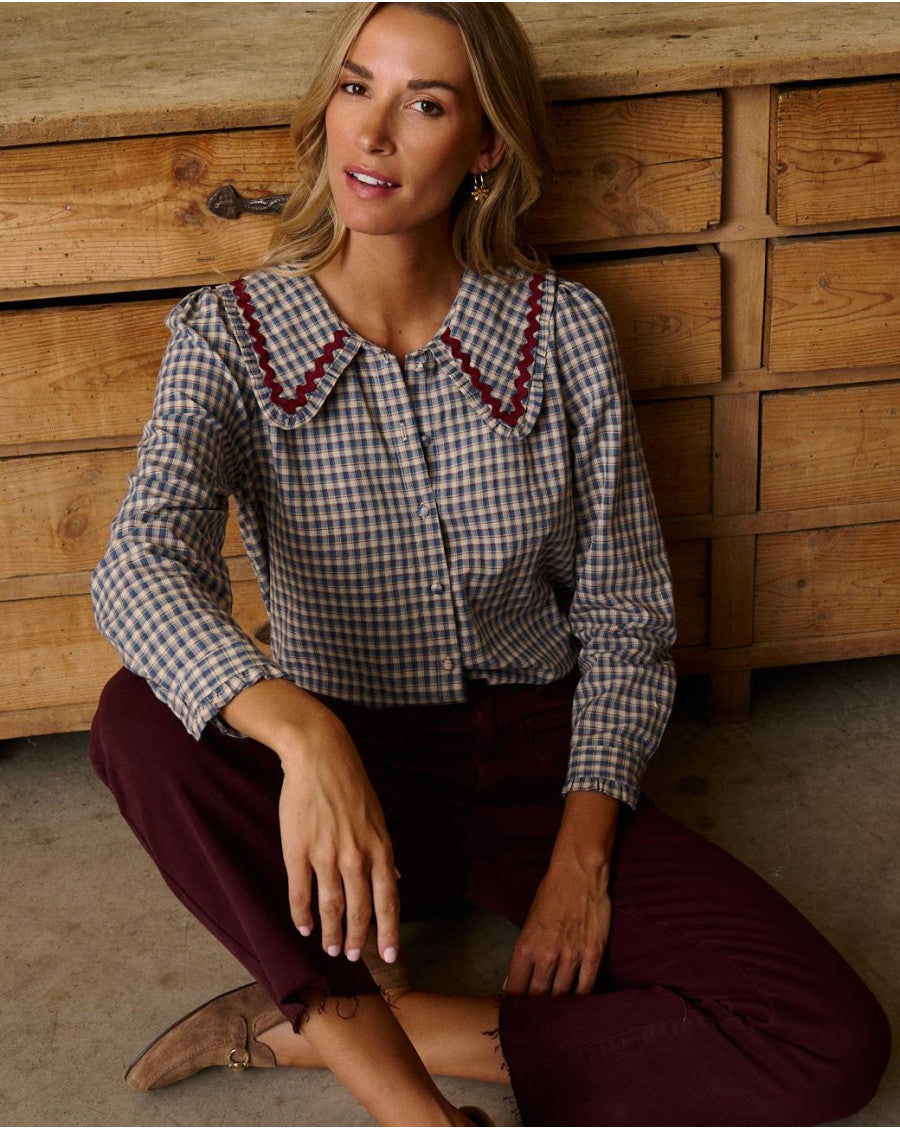 Camisa Vichy con Cuello