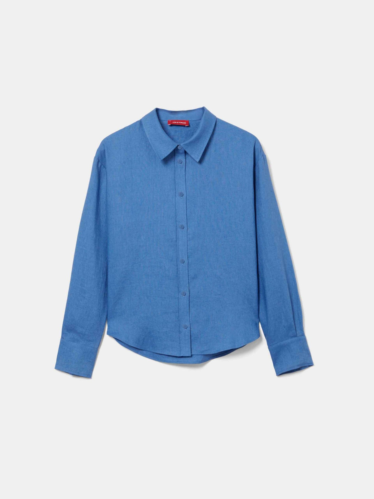 Camisa de Lino Oversize con Botones