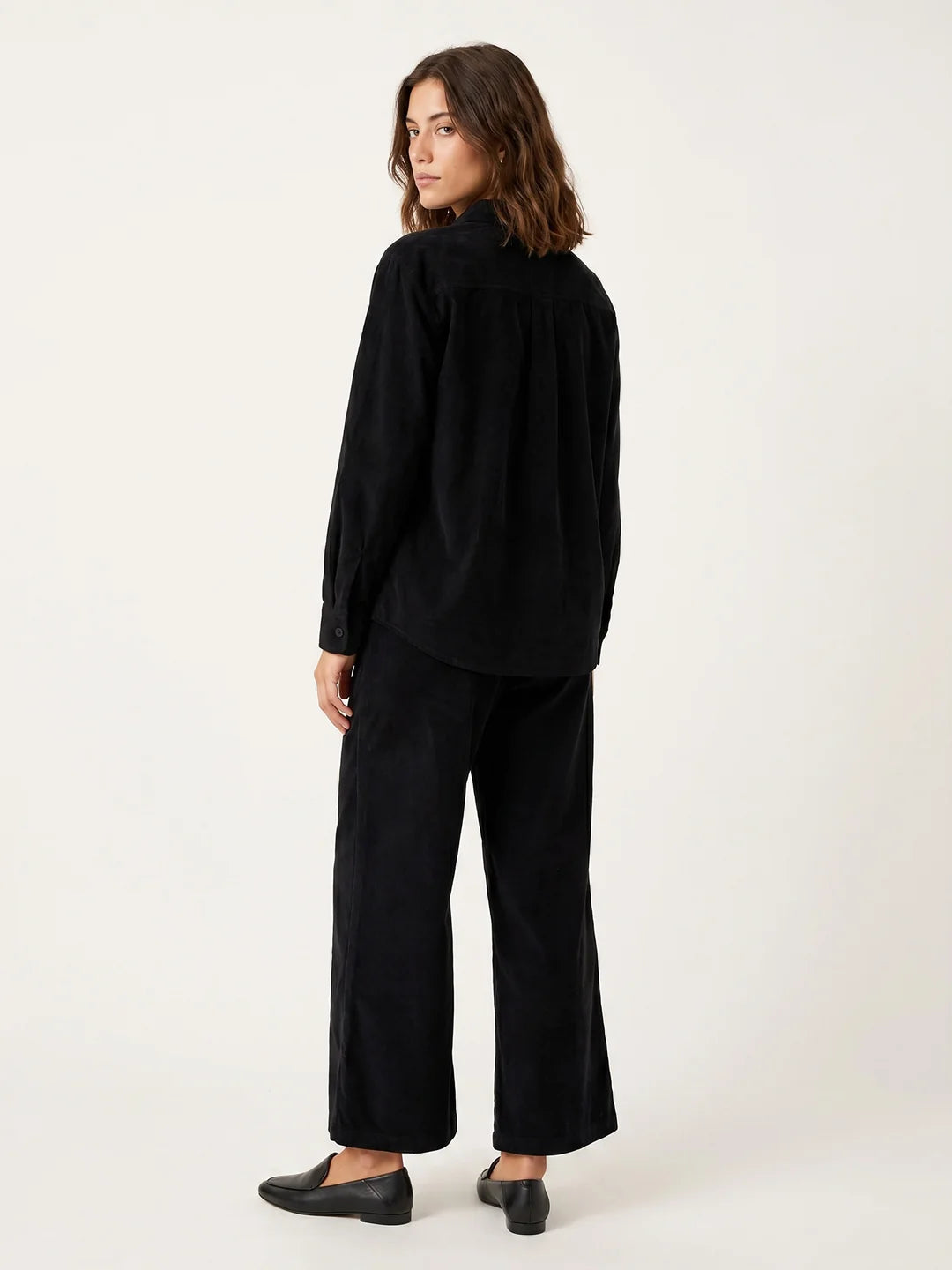 PANTALON MICROPANA DE PIERNA ANCHA