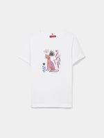 Camiseta Algodón Con Estampado Decorativo