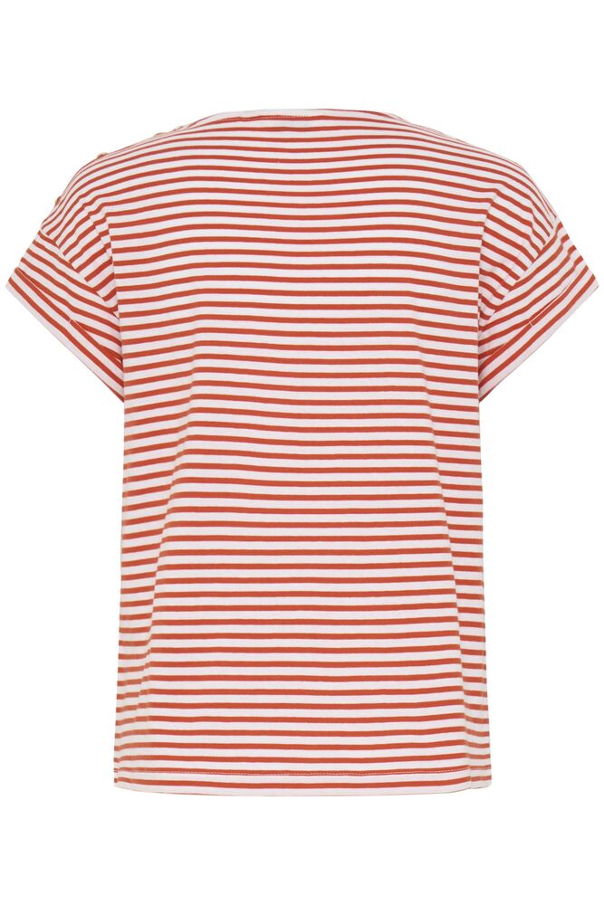 Camiseta Básica con Botones Dorados