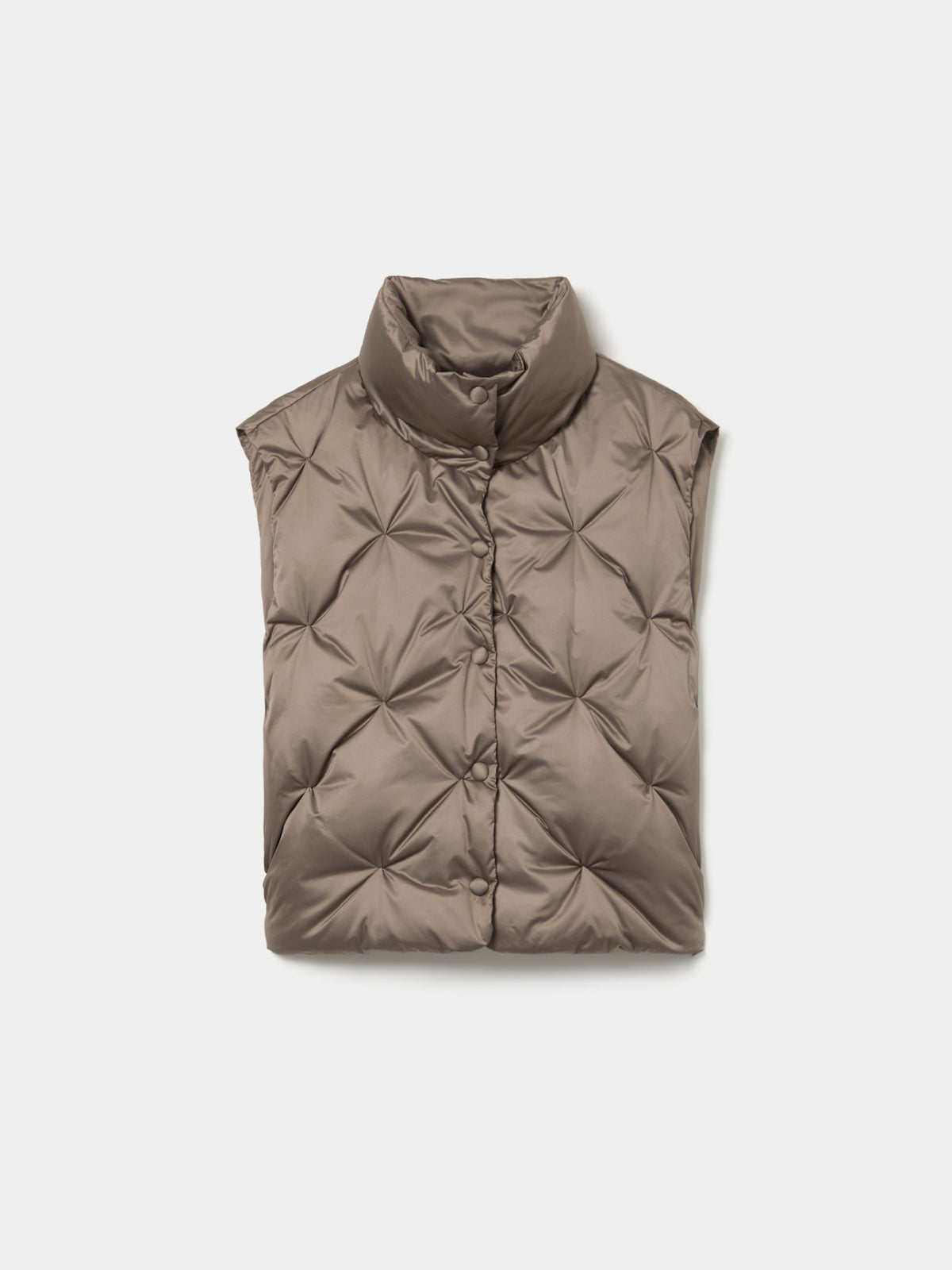 CHALECO ACOLCHADO DE CUELLO ALTO