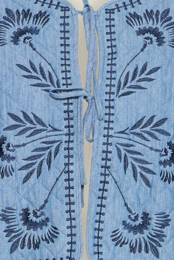 Chaqueta Bykissia Acolchada Azul